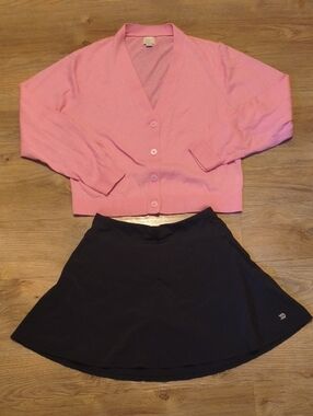 Target Pink V-Neck Button Cardigan Sweater
